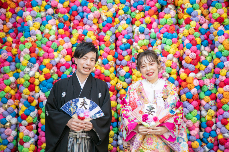 庚申堂にて撮影スタート