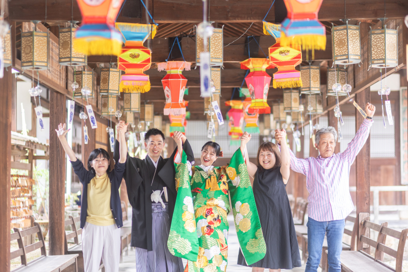 みんなでバンザイ