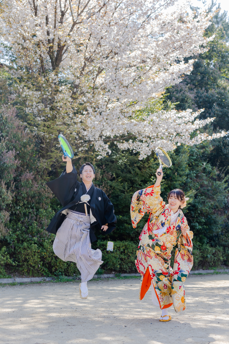 仲良くジャンプ!