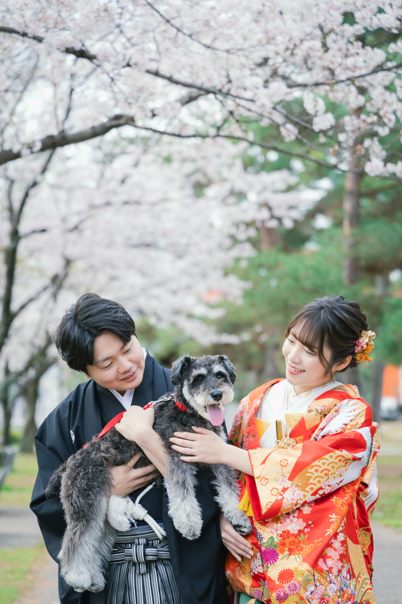 ワンちゃんと一緒に