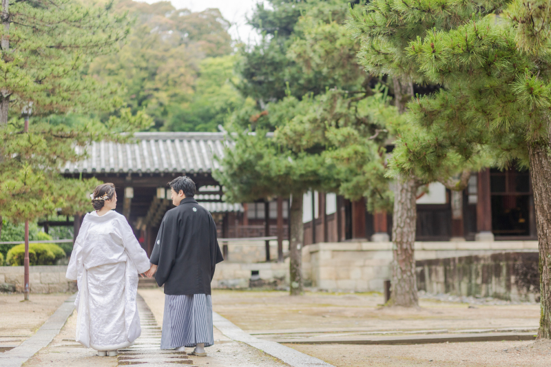 雨上がりの萬福寺