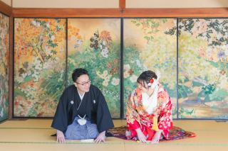 秋の京都で趣のあるロケーション撮影