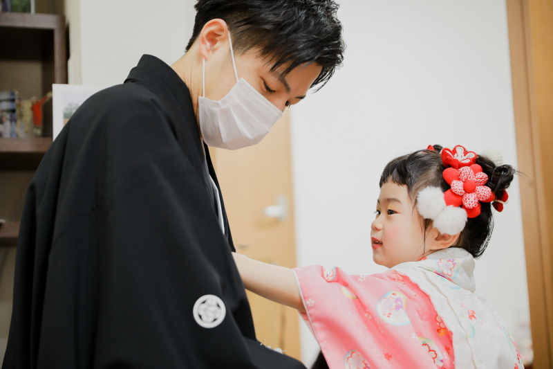 普段とは違う姿に