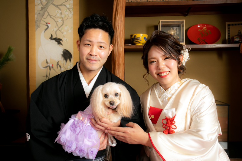 わんちゃん付き撮影