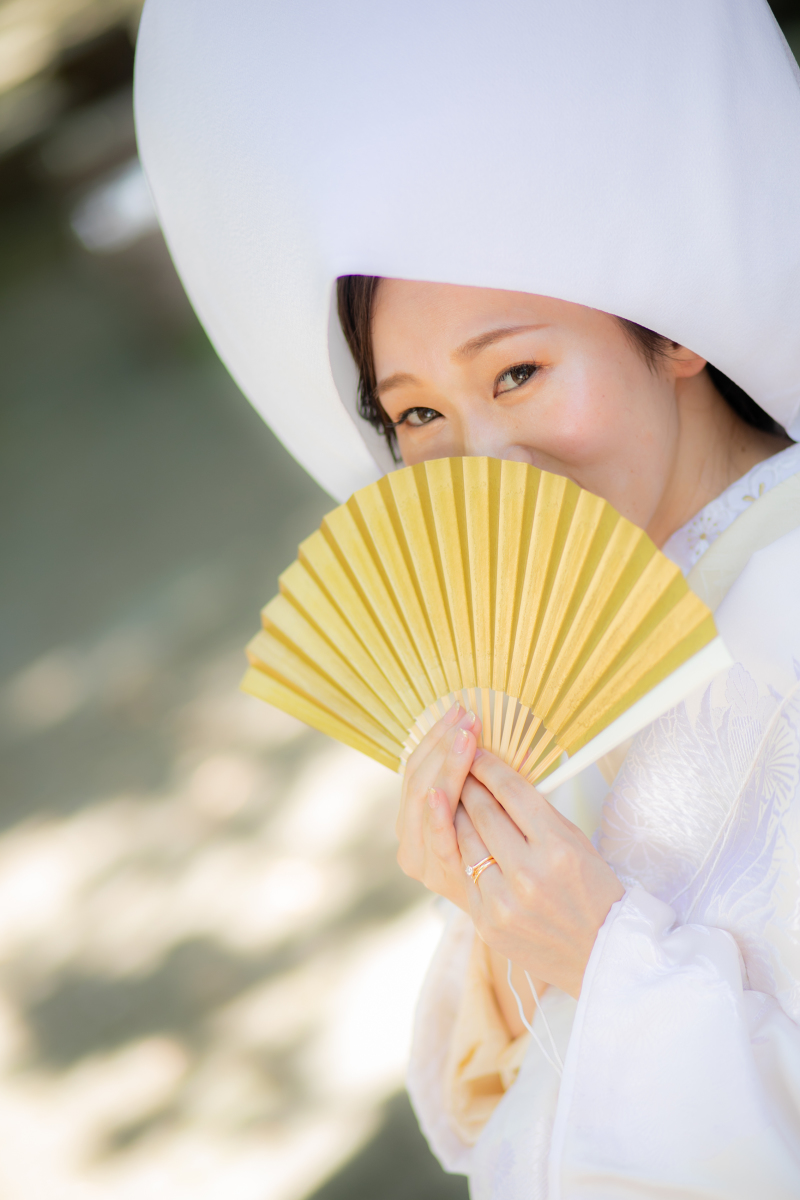 綿帽子ショット