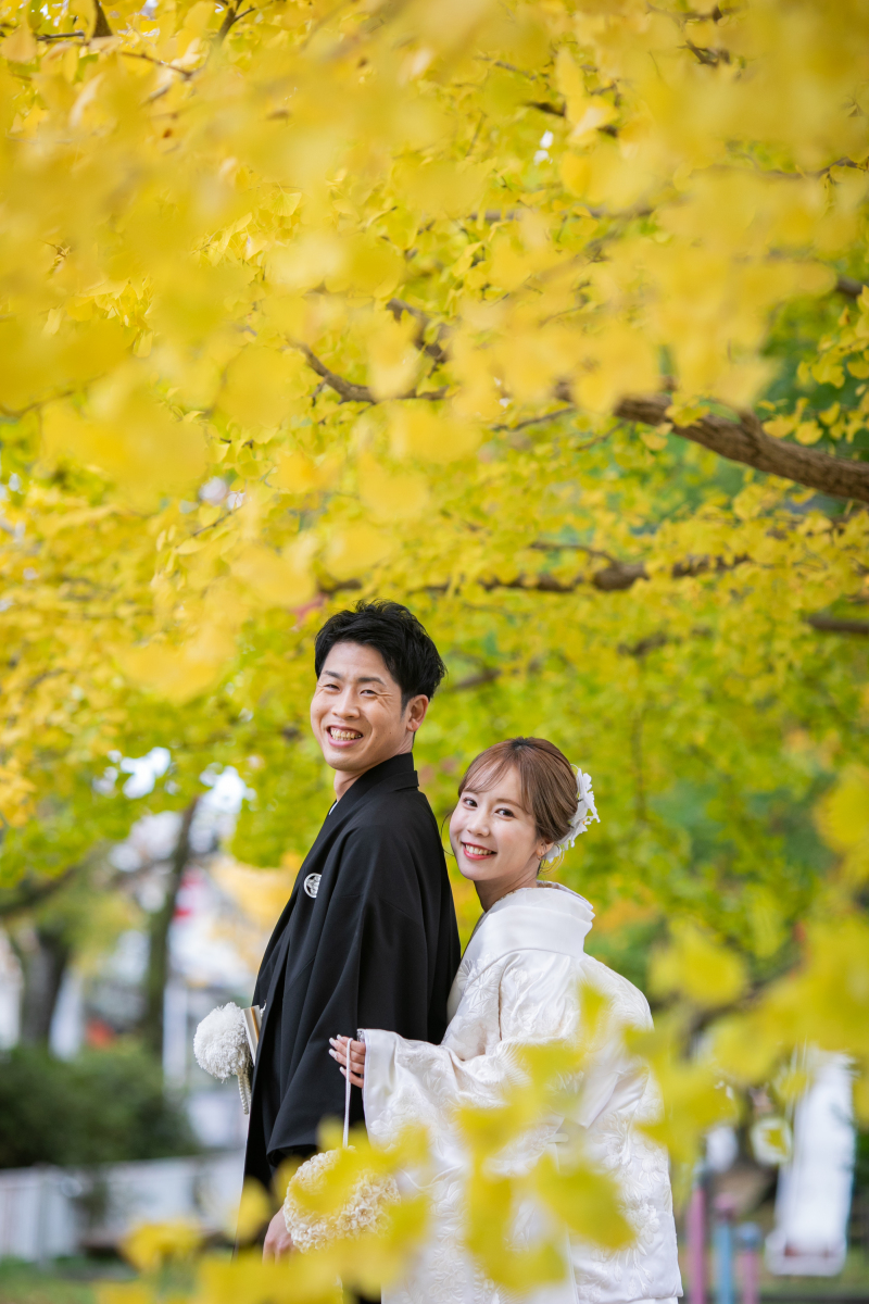 秋の大原野!紅葉とイチョウ大満喫ロケ