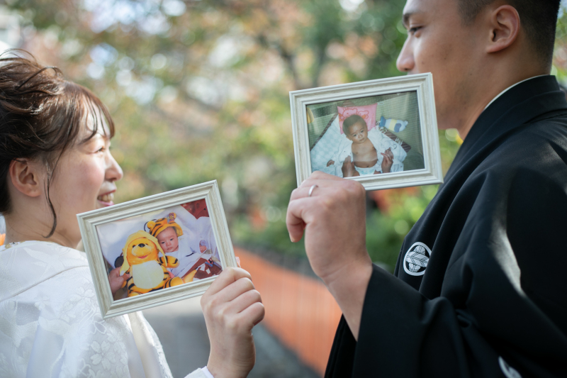 小さい頃の写真と