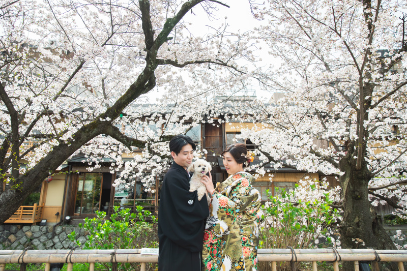 ワンちゃんと一緒に