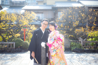 祇園と竹林　秋