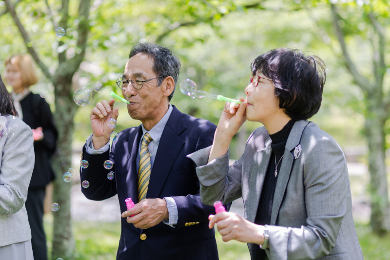 シャボン玉の祝福