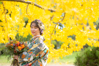 最高の秋　最後にはワンちゃんも！