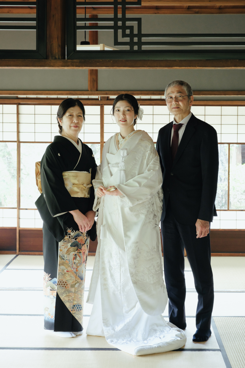 花嫁様とご両親