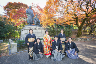 真っ赤な紅葉で親孝行プラン