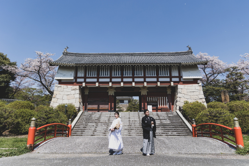 青空に映える城門