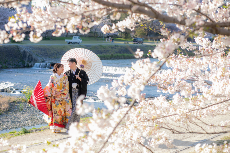 鴨川に移動して