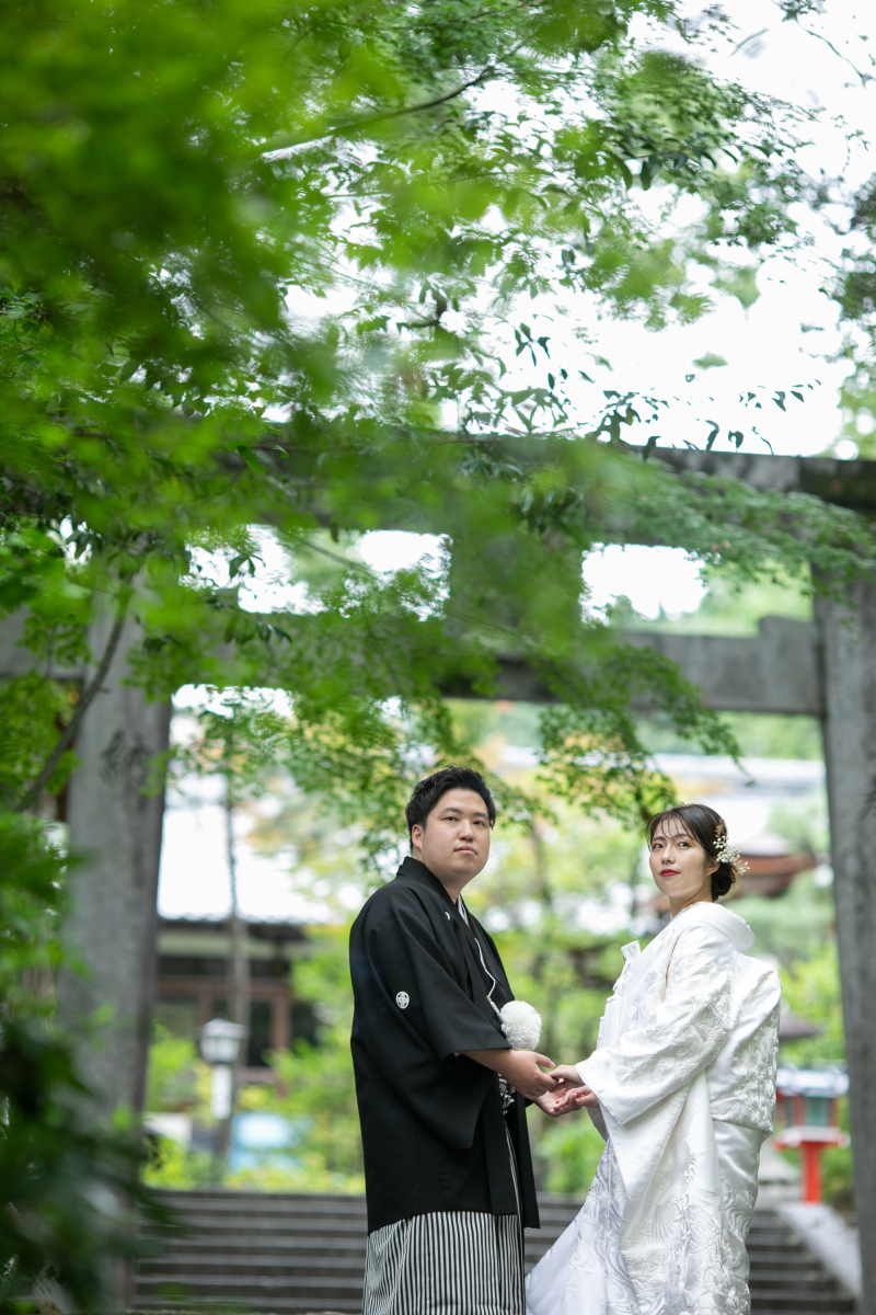 白無垢に掛け替え