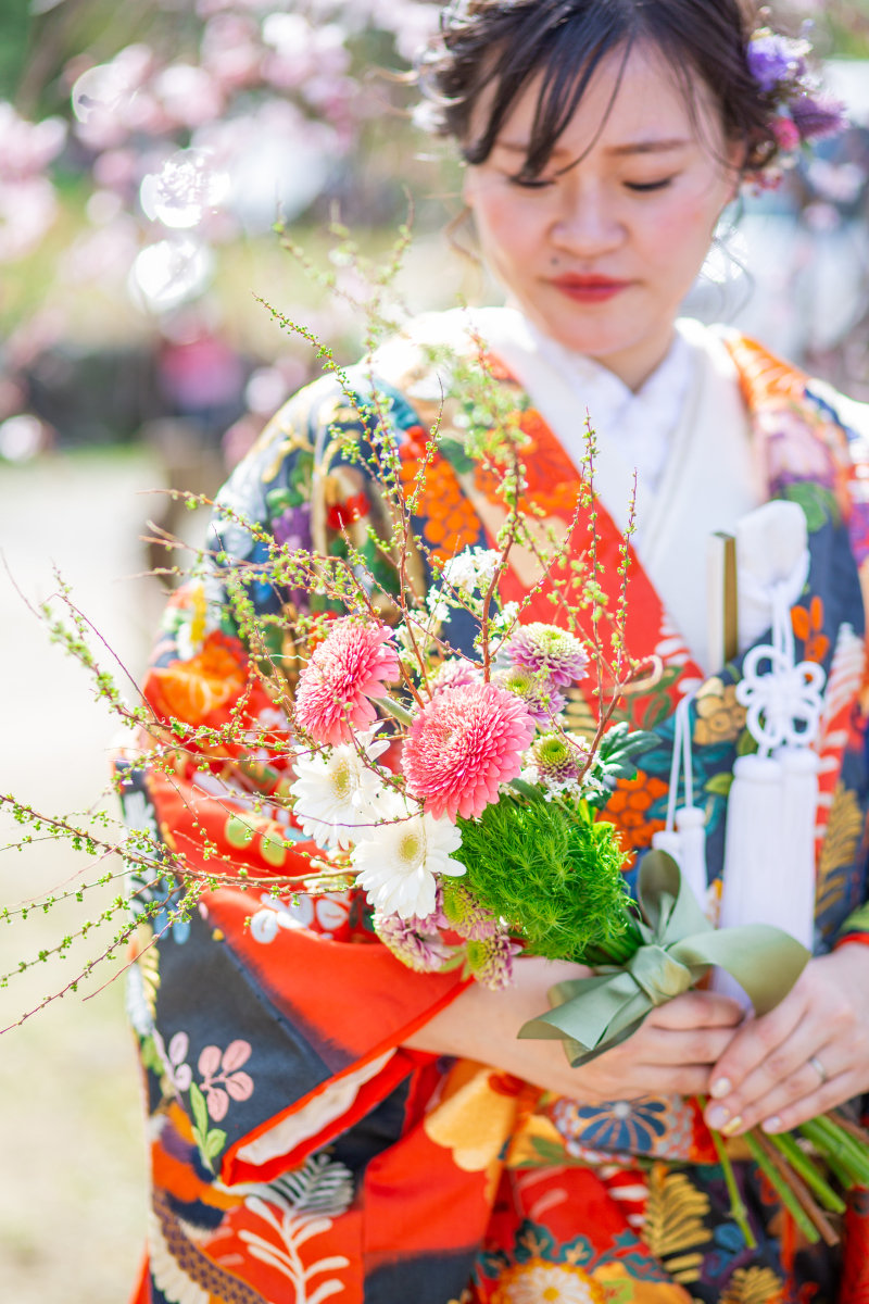 持ち込みのお生花