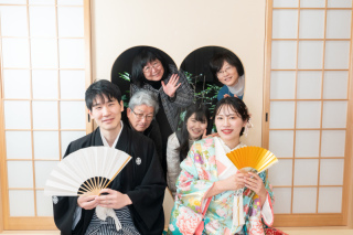 御家族も一緒にワイワイ撮影