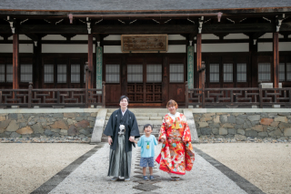 お子様と一緒のフォトウエディング