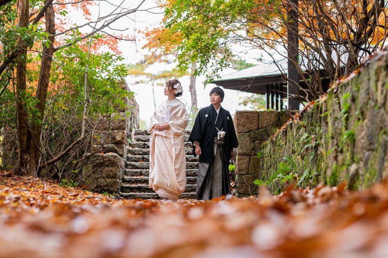 落ち葉がサクサク