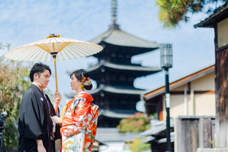うろこ雲が浮かぶ秋の空