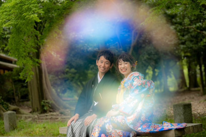 シャボン玉に入っちゃった