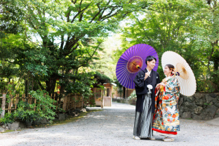 衣装２着選べて、ロケ地も２ヵ所回りました