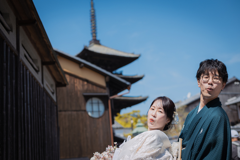 ノリノリで撮影