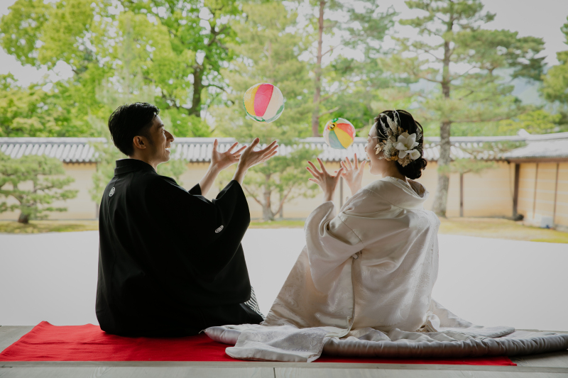 お持ち込みの紙風船で