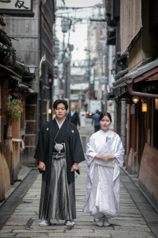 ロケ地２か所＋あざらし和室プラン！オプションで綿帽子も！