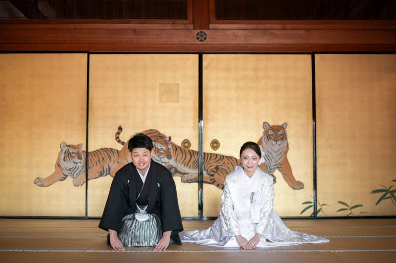 トラの襖絵がかっこいい