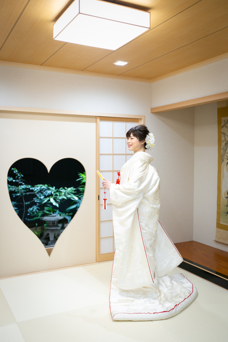 オプションでのハートの和室撮影