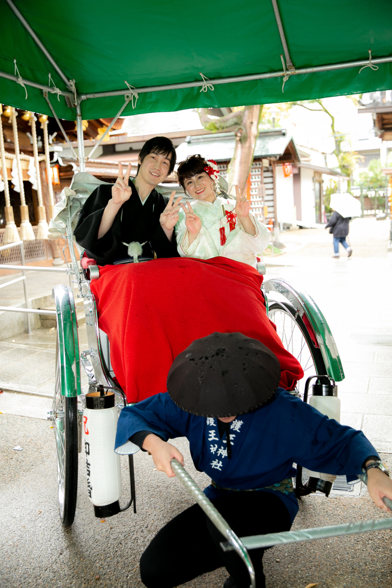 雨がきつかったけど