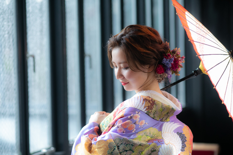 外からの優しい光で