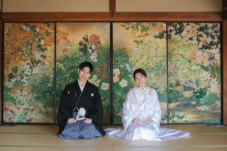 衣装２着＋綿帽子もかぶりました