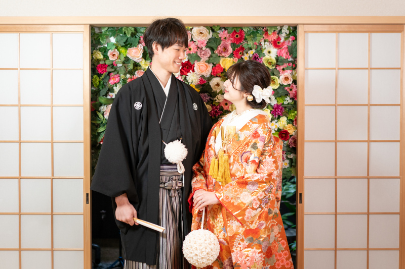 思いつきお花柄