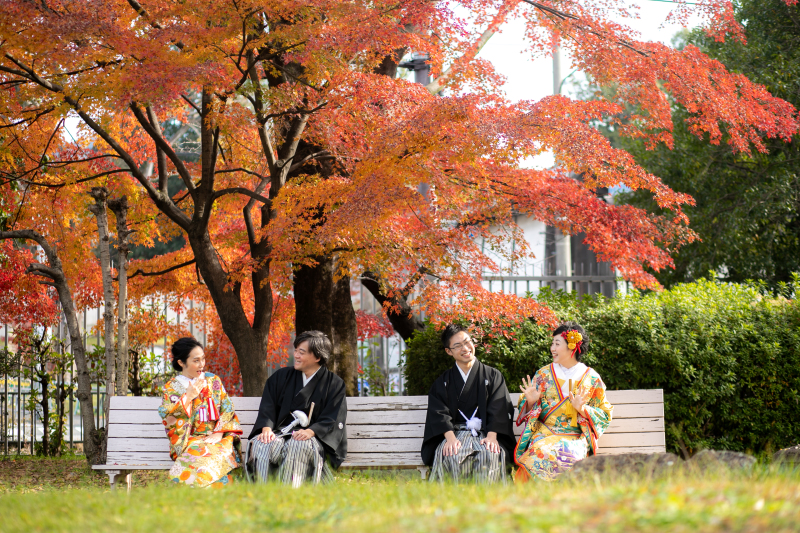 遅い紅葉もありました