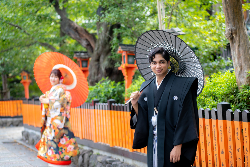 旦那様は桂由美のブランド羽織
