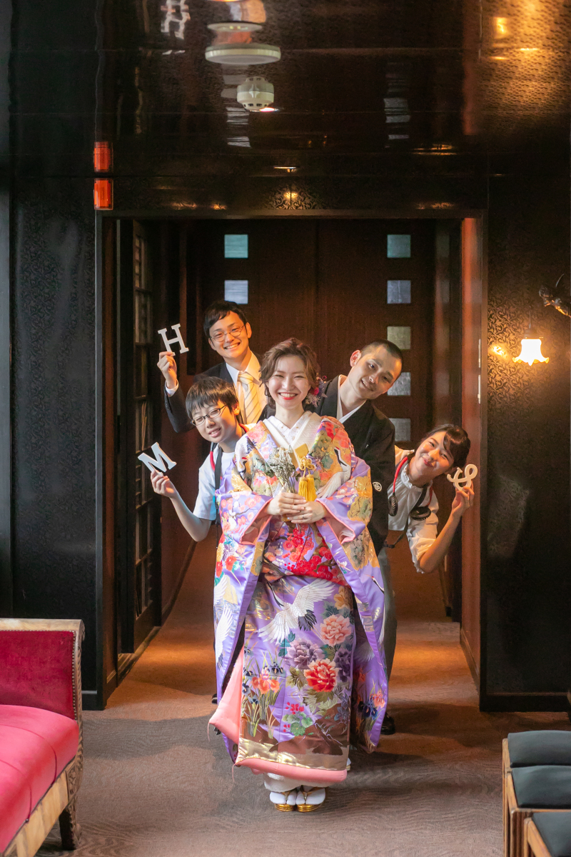 兄弟達と仲良くニョキッと