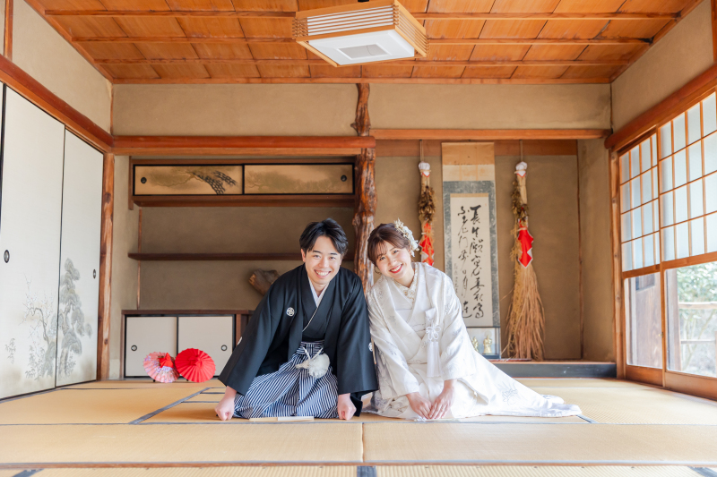 雪がちらつく京都のロケ撮影