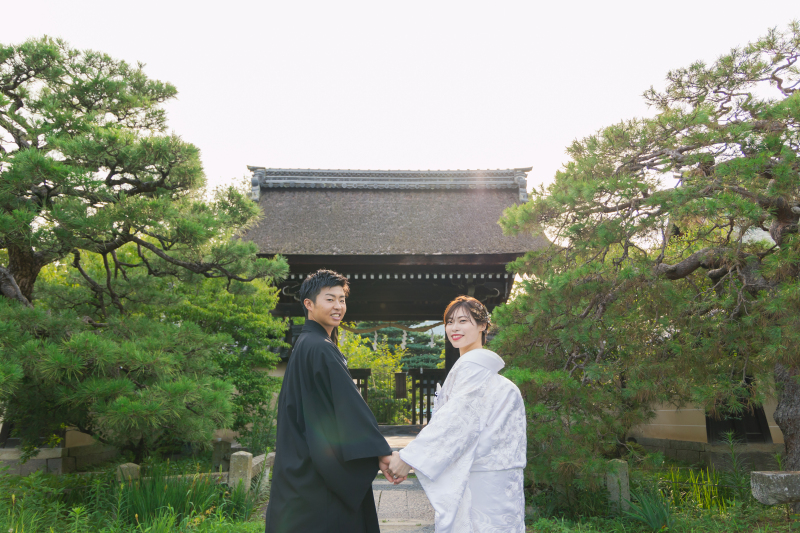 楼門を背にパチリ