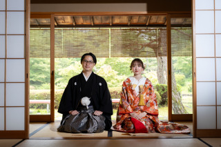 文化公園で衣装２着でロケ撮影