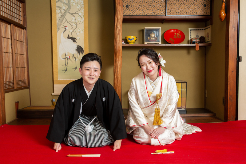 和室は白無垢で