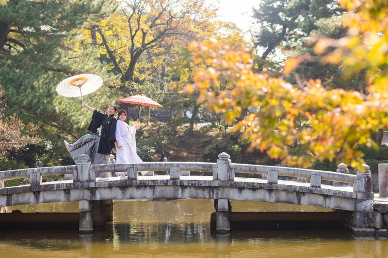 円山公園にて
