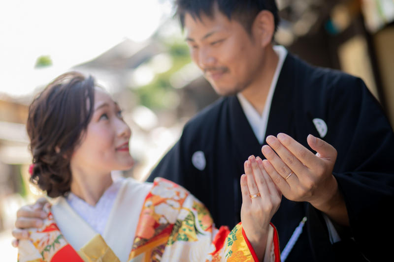 最後も指輪ショットで