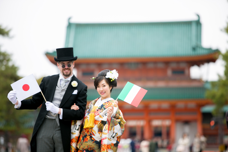 イタリア！そして日本髪