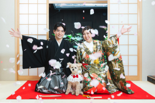 ワンちゃんも一緒、大歓迎