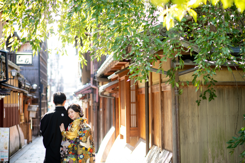 振り向き新婦様