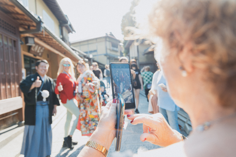 衣装1点で祇園と八坂　最後に和室オプション