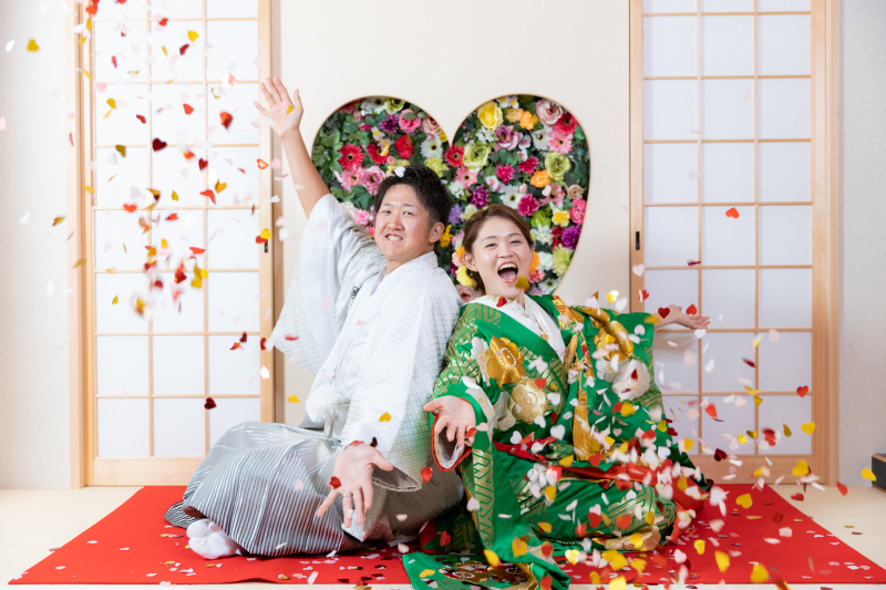 ハートの紙吹雪